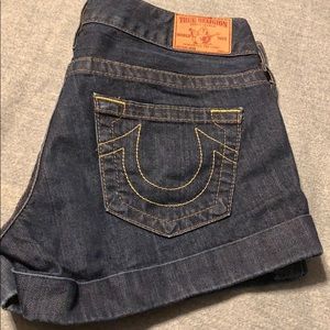 True Religion Jean Shorts